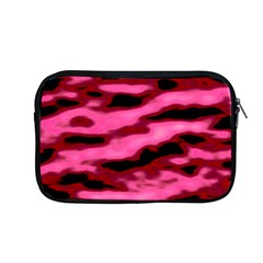 Pink  Waves Flow Series 3 Apple Macbook Pro 13  Zipper Case by DimitriosArt