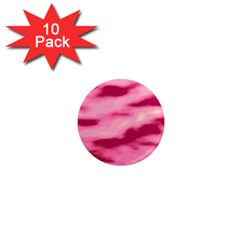 Pink  Waves Flow Series 4 1  Mini Magnet (10 Pack)  by DimitriosArt