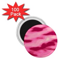 Pink  Waves Flow Series 4 1 75  Magnets (100 Pack)  by DimitriosArt