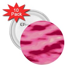 Pink  Waves Flow Series 4 2 25  Buttons (10 Pack)  by DimitriosArt