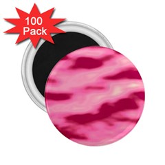 Pink  Waves Flow Series 4 2 25  Magnets (100 Pack)  by DimitriosArt