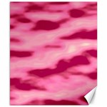 Pink  Waves Flow Series 4 Canvas 8  x 10  8.15 x9.66  Canvas - 1