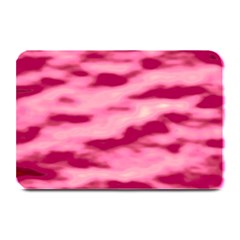 Pink  Waves Flow Series 4 Plate Mats by DimitriosArt