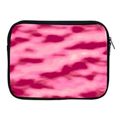 Pink  Waves Flow Series 4 Apple Ipad 2/3/4 Zipper Cases by DimitriosArt