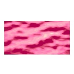 Pink  Waves Flow Series 4 Satin Wrap by DimitriosArt