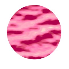 Pink  Waves Flow Series 4 Mini Round Pill Box