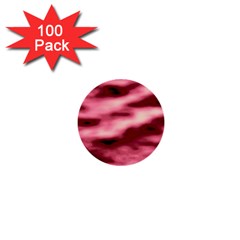 Pink  Waves Flow Series 5 1  Mini Buttons (100 Pack)  by DimitriosArt