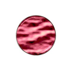 Pink  Waves Flow Series 5 Hat Clip Ball Marker (4 Pack) by DimitriosArt