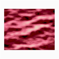 Pink  Waves Flow Series 5 Small Glasses Cloth by DimitriosArt