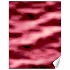 Pink  Waves Flow Series 5 Canvas 12  X 16  by DimitriosArt