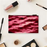 Pink  Waves Flow Series 5 Cosmetic Bag (Small) Back