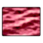 Pink  Waves Flow Series 5 Fleece Blanket (Small) 50 x40  Blanket Front