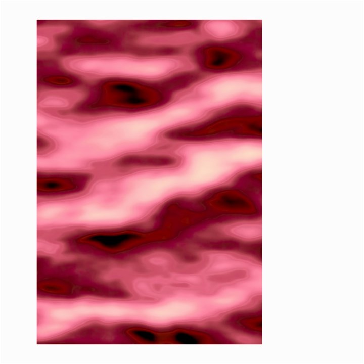 Pink  Waves Flow Series 5 Small Garden Flag (Two Sides)