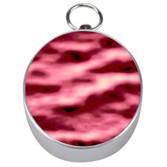 Pink  Waves Flow Series 5 Silver Compasses by DimitriosArt