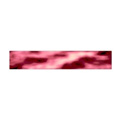 Pink  Waves Flow Series 5 Flano Scarf (mini) by DimitriosArt