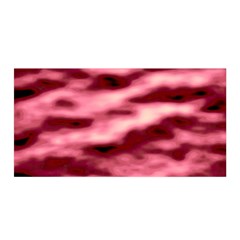 Pink  Waves Flow Series 5 Satin Wrap by DimitriosArt