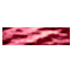 Pink  Waves Flow Series 5 Satin Scarf (oblong) by DimitriosArt