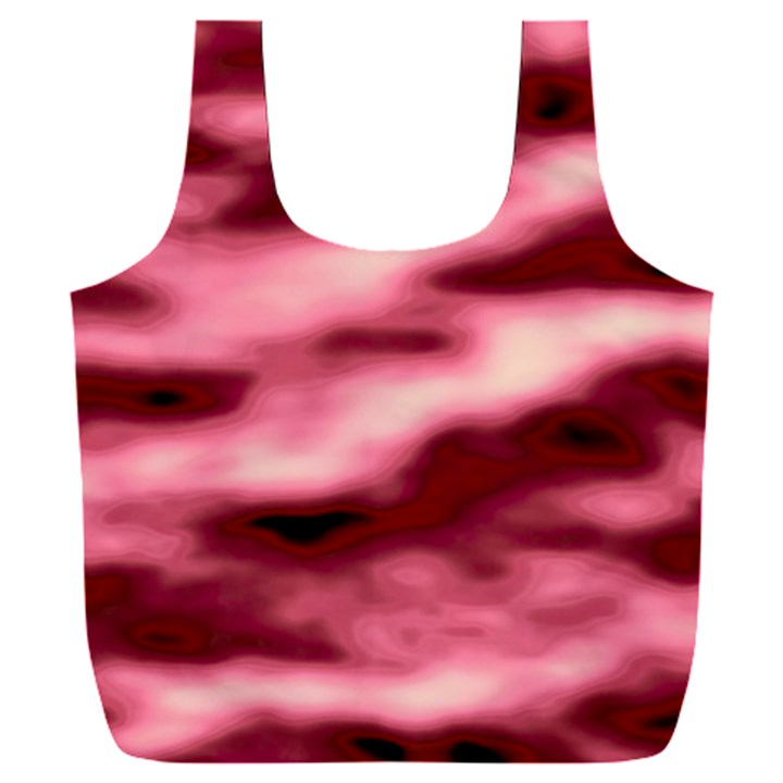 Pink  Waves Flow Series 5 Full Print Recycle Bag (XXXL)