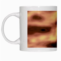 Gold Waves Flow Series 2 White Mugs