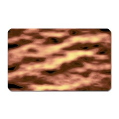 Gold Waves Flow Series 2 Magnet (rectangular) by DimitriosArt