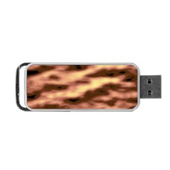 Gold Waves Flow Series 2 Portable Usb Flash (one Side) by DimitriosArt