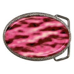 Pink  Waves Flow Series 6 Belt Buckles by DimitriosArt