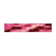 Pink  Waves Flow Series 6 Flano Scarf (mini) by DimitriosArt