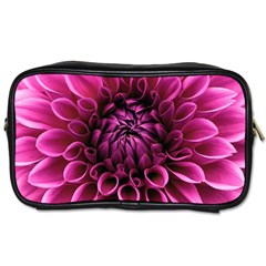 Dahlia-flower-purple-dahlia-petals Toiletries Bag (one Side) by Sapixe