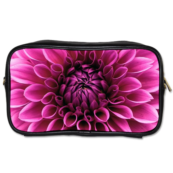 Dahlia-flower-purple-dahlia-petals Toiletries Bag (One Side)