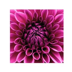 Dahlia-flower-purple-dahlia-petals Small Satin Scarf (square) by Sapixe