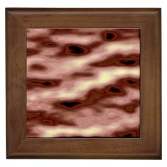 Pink  Waves Flow Series 7 Framed Tile by DimitriosArt