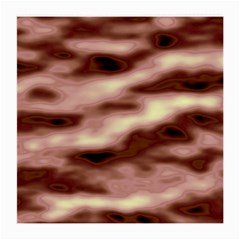 Pink  Waves Flow Series 7 Medium Glasses Cloth (2 Sides) by DimitriosArt