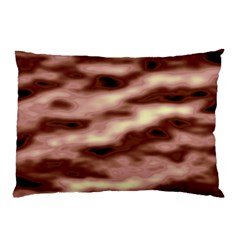 Pink  Waves Flow Series 7 Pillow Case by DimitriosArt