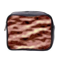 Pink  Waves Flow Series 7 Mini Toiletries Bag (two Sides) by DimitriosArt