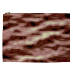 Pink  Waves Flow Series 7 Cosmetic Bag (xxl) by DimitriosArt