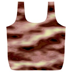 Pink  Waves Flow Series 7 Full Print Recycle Bag (xxl) by DimitriosArt