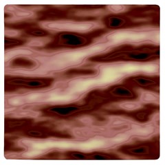 Pink  Waves Flow Series 7 Uv Print Square Tile Coaster  by DimitriosArt