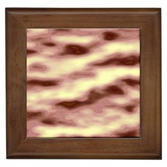 Pink  Waves Flow Series 8 Framed Tile by DimitriosArt