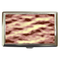 Pink  Waves Flow Series 8 Cigarette Money Case by DimitriosArt