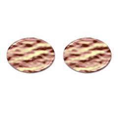 Pink  Waves Flow Series 8 Cufflinks (oval) by DimitriosArt