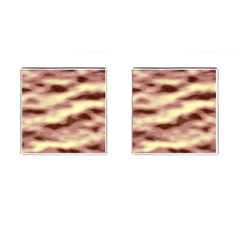 Pink  Waves Flow Series 8 Cufflinks (square) by DimitriosArt