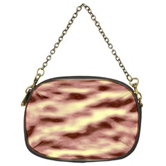 Pink  Waves Flow Series 8 Chain Purse (two Sides) by DimitriosArt