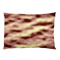 Pink  Waves Flow Series 8 Pillow Case (two Sides) by DimitriosArt