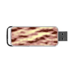 Pink  Waves Flow Series 8 Portable Usb Flash (one Side) by DimitriosArt