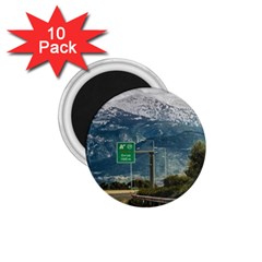 Landscape Highway Scene, Patras, Greece 1 75  Magnets (10 Pack)  by dflcprintsclothing