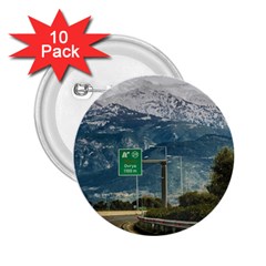 Landscape Highway Scene, Patras, Greece 2 25  Buttons (10 Pack)  by dflcprintsclothing