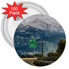 Landscape Highway Scene, Patras, Greece 3  Buttons (100 Pack)  by dflcprintsclothing