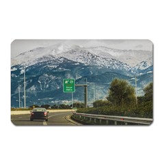 Landscape Highway Scene, Patras, Greece Magnet (rectangular) by dflcprintsclothing