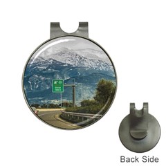 Landscape Highway Scene, Patras, Greece Hat Clips With Golf Markers by dflcprintsclothing