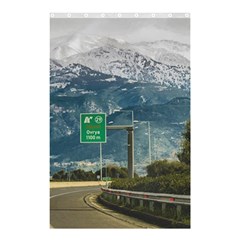 Landscape Highway Scene, Patras, Greece Shower Curtain 48  X 72  (small)  by dflcprintsclothing